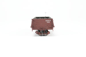 HOn3 Blackstone Models D&RGW - Denver & Rio Grande Western Drop Bottom Gondola Flying Grande Herald No. 899