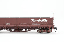 Load image into Gallery viewer, HOn3 Blackstone Models D&amp;RGW - Denver &amp; Rio Grande Western Drop Bottom Gondola Flying Grande Herald No. 899
