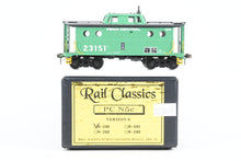 Load image into Gallery viewer, HO Brass Rail Classics PC - Penn Central N5c Cabin Car Caboose Factory Painted Version 6 Factory Painted No. 23151
