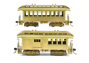 HOn3 Brass Westside Model Co. Sierra Railroad #5 and #6 Short Coach and Combine