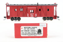 Load image into Gallery viewer, HO Brass Westside Model Co. WP - Western Pacific Outside Brace Bay Window Caboose Custom Painted
