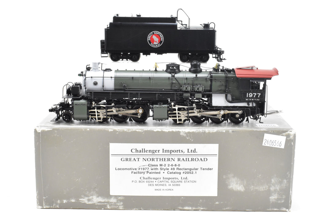 HO Brass CIL - Challenger Imports GN - Great Northern 2-6-8-0 Class M-2 FP No. 1977