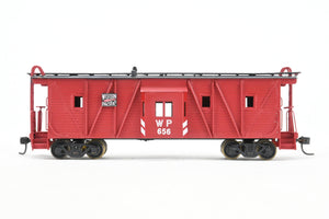 HO Brass Westside Model Co. WP - Western Pacific Outside Brace Bay Window Caboose Custom Painted