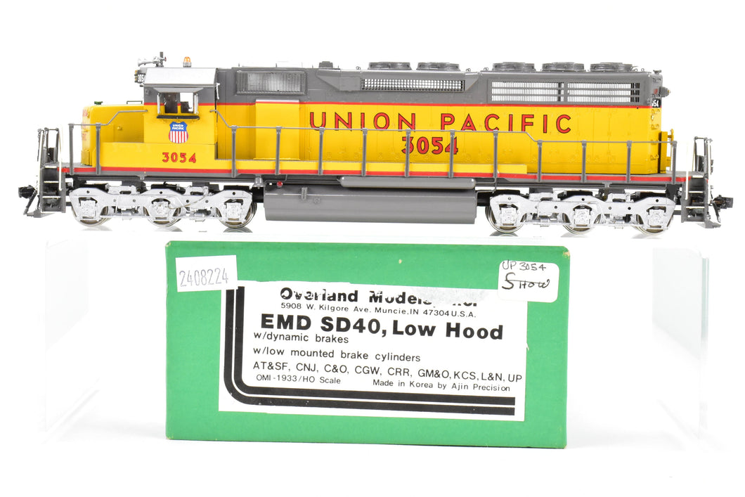HO Brass OMI - Overland Models Inc. - Various R1oads -  EMD SD40 Low Hood, W/Dynamic Brakes, W/Low Mounted Brake Cylinders, Custom Painted Union Pacific No. 3054