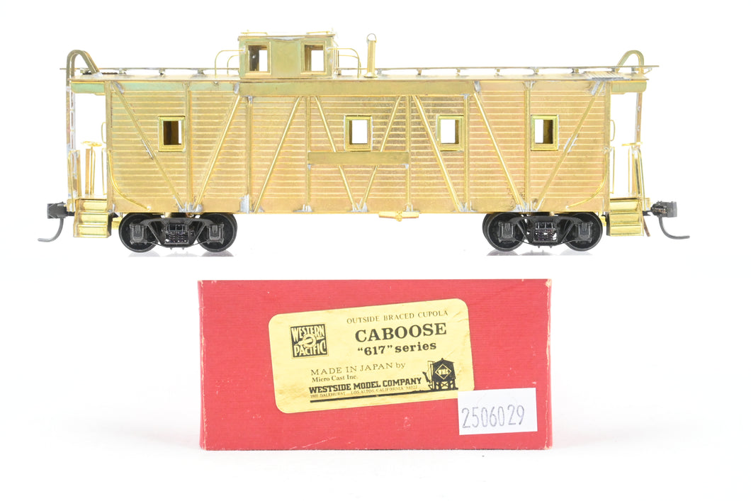 HO Brass Westside Model Co. WP - Western Pacific Outside Brace Cupola Caboose