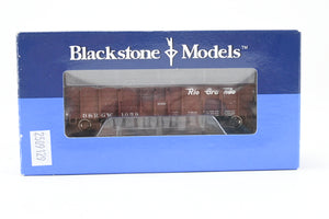 HOn3 Blackstone Models D&RGW - Denver & Rio Grande Western High Side Gondola Flying Grande Herald No. 1039