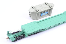 Load image into Gallery viewer, HO Brass Rail Classics PC - Penn Central F-40 Heavy Duty Well Flat Car w/Load Factory Painted No. 768151
