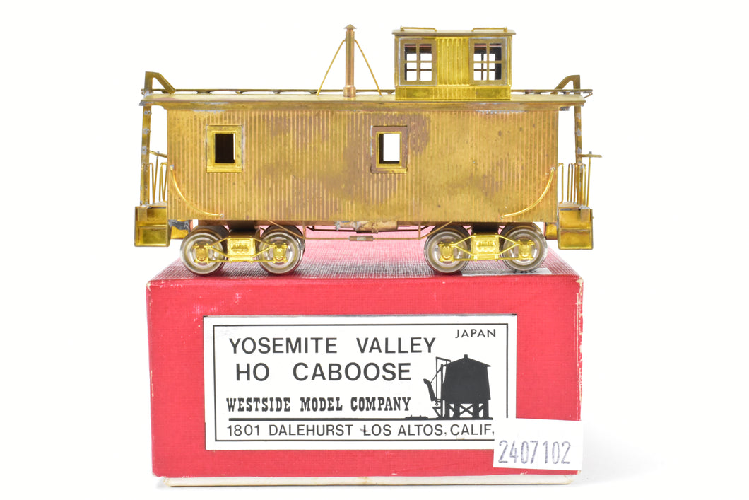 HO Brass Westside Model Co. Yosemite Valley Railroad Caboose