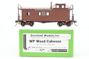 HO Brass OMI - Overland Models, Inc. WP - Western Pacific Wood Caboose 1945 Era Custom Painted
