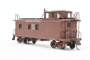 HO Brass OMI - Overland Models, Inc. WP - Western Pacific Wood Caboose 1945 Era Custom Painted