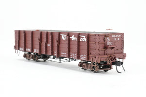 HOn3 Blackstone Models D&RGW - Denver & Rio Grande Western High Side Gondola Flying Grande Herald No. 1012