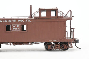HO Brass OMI - Overland Models, Inc. WP - Western Pacific Wood Caboose 1945 Era Custom Painted