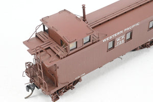 HO Brass OMI - Overland Models, Inc. WP - Western Pacific Wood Caboose 1945 Era Custom Painted