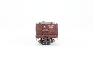 HOn3 Blackstone Models D&RGW - Denver & Rio Grande Western High Side Gondola Flying Grande Herald No. 1012