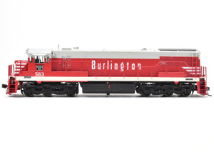 HO Brass OMI - Overland Models, Inc. CB&Q - Burlington Route GE U-28C (U-25C Carbody) PH IIIA Pro-Paint  No. 563