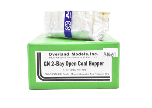 HO Brass OMI - Overland Models, Inc. GN - Great Northern 2-Bay Open Coal Hopper Brand New!