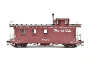 HOn3 Blackstone Models D&RGW - Denver & Rio Grande Western Long Caboose F/P No. 0540