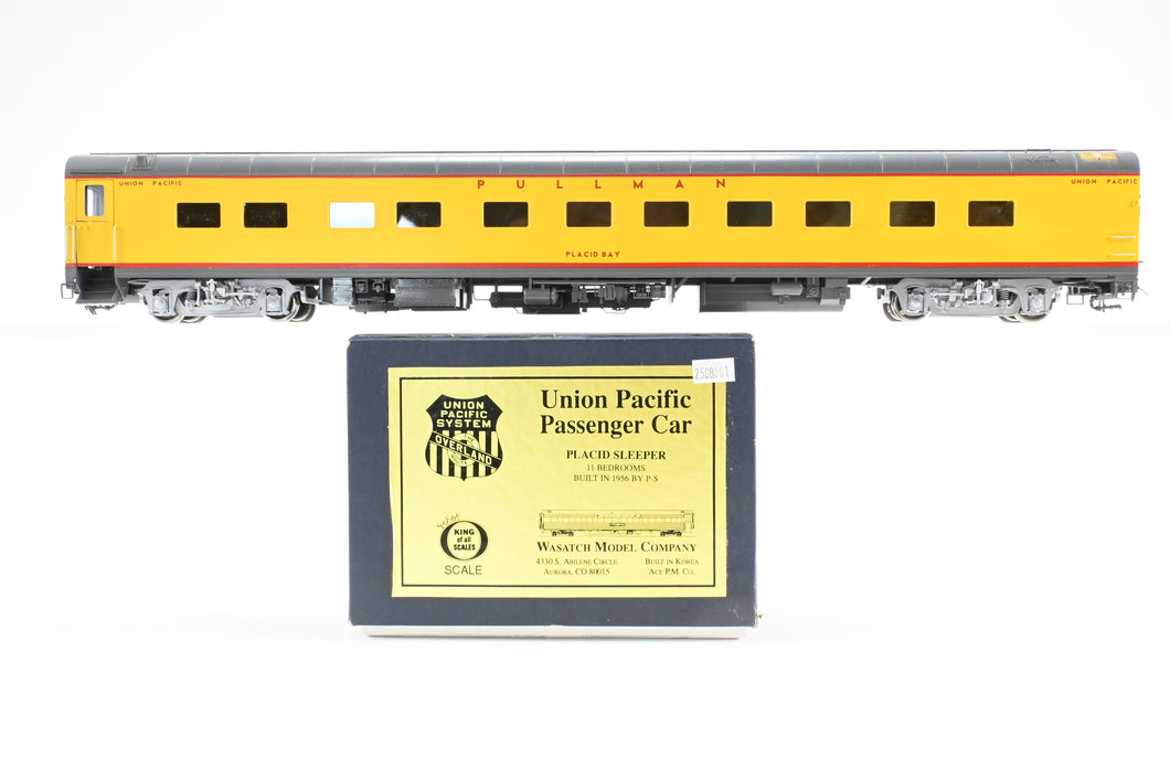 O Brass Wasatch Model Co. UP - Union Pacific Pullman Standard Built 1954 