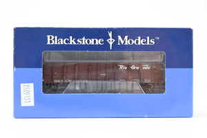 HOn3 Blackstone Models D&RGW - Denver & Rio Grande Western High Side Gondola Flying Grande Herald No. 1012
