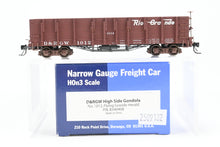 Load image into Gallery viewer, HOn3 Blackstone Models D&amp;RGW - Denver &amp; Rio Grande Western High Side Gondola Flying Grande Herald No. 1012
