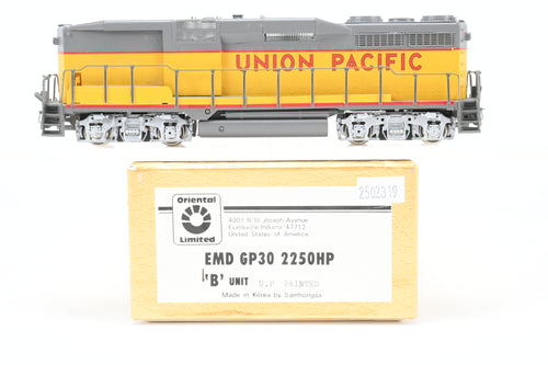 HO Brass Oriental Limited UP - Union Pacific EMD GP30B Cabless Factory Painted, but Un-Numbered
