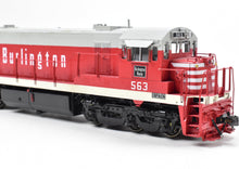 Load image into Gallery viewer, HO Brass OMI - Overland Models, Inc. CB&amp;Q - Burlington Route GE U-28C (U-25C Carbody) PH IIIA Pro-Paint  No. 563
