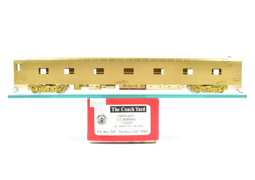 HO Brass TCY - The Coach Yard SP - Southern Pacific 13 Bedroom Sleeper #9350-9357 w/ Partial Skirts
