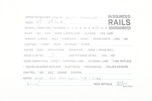 HO Brass Oriental Limited UP - Union Pacific EMD GP30B Cabless Factory Painted, but Un-Numbered