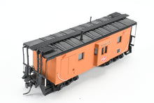 Load image into Gallery viewer, HO Lines West MILW - Milwaukee Road Thrall Bay Window Caboose Custom Built and Painted #992143 3D Printed Model REBOXX
