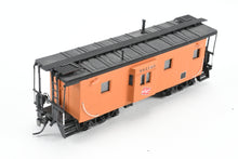 Load image into Gallery viewer, HO Lines West MILW - Milwaukee Road Thrall Bay Window Caboose Custom Built and Painted #992143 3D Printed Model REBOXX
