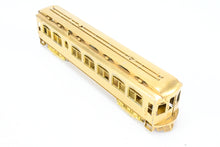 Load image into Gallery viewer, HO Brass MTM - Midwest Trolley Museum CA&amp;E - Chicago Aurora &amp; Elgin #311-315 Series Kuhlman Wood Interurban Coach Unpowered Trailer
