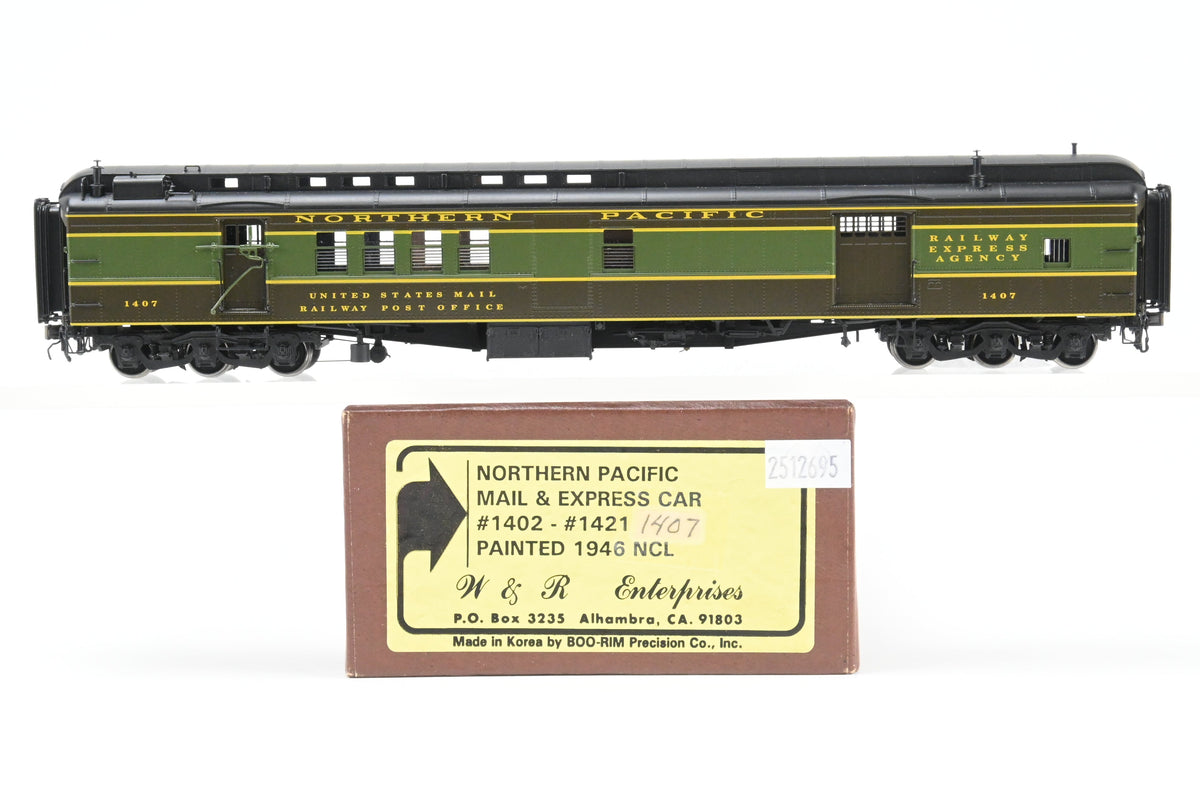 HO Brass W&R Enterprises NP - Northern Pacific Mail & Express Car 1402 ...