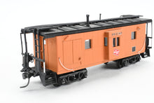 Load image into Gallery viewer, HO Lines West MILW - Milwaukee Road Thrall Bay Window Caboose Custom Built and Painted #992143 3D Printed Model REBOXX
