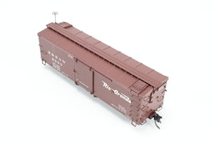HOn3 Blackstone Models D&RGW - Denver & Rio Grande Western 30’ Economy Door Box Car Flying Grande Herald No. 3083
