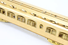 Load image into Gallery viewer, HO Brass MTM - Midwest Trolley Museum CA&amp;E - Chicago Aurora &amp; Elgin #311-315 Series Kuhlman Wood Interurban Coach Unpowered Trailer
