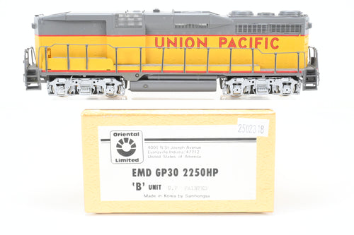 HO Brass Oriental Limited UP - Union Pacific EMD GP30B Cabless Factory Painted, but Un-Numbered