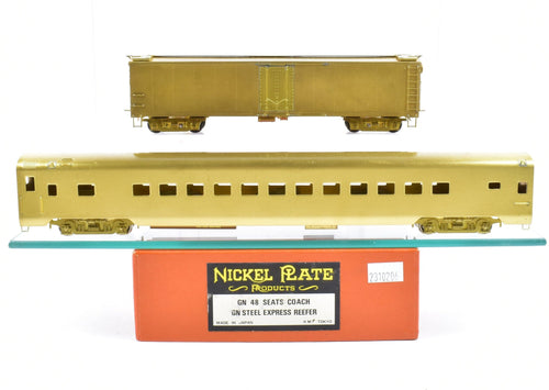 HO Brass NPP - Nickel Plate Products GN - Great Northern 2-Car Passenger Set