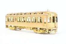 Load image into Gallery viewer, HO Brass MTM - Midwest Trolley Museum CA&amp;E - Chicago Aurora &amp; Elgin #300 - 308 Series Niles Coach Unpowered Trailer
