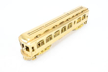 Load image into Gallery viewer, HO Brass MTM - Midwest Trolley Museum CA&amp;E - Chicago Aurora &amp; Elgin #300 - 308 Series Niles Coach Unpowered Trailer
