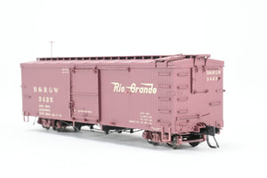 HOn3 Blackstone Models D&RGW - Denver & Rio Grande Western 30' Box Car Flying Grande Herald No. 3425