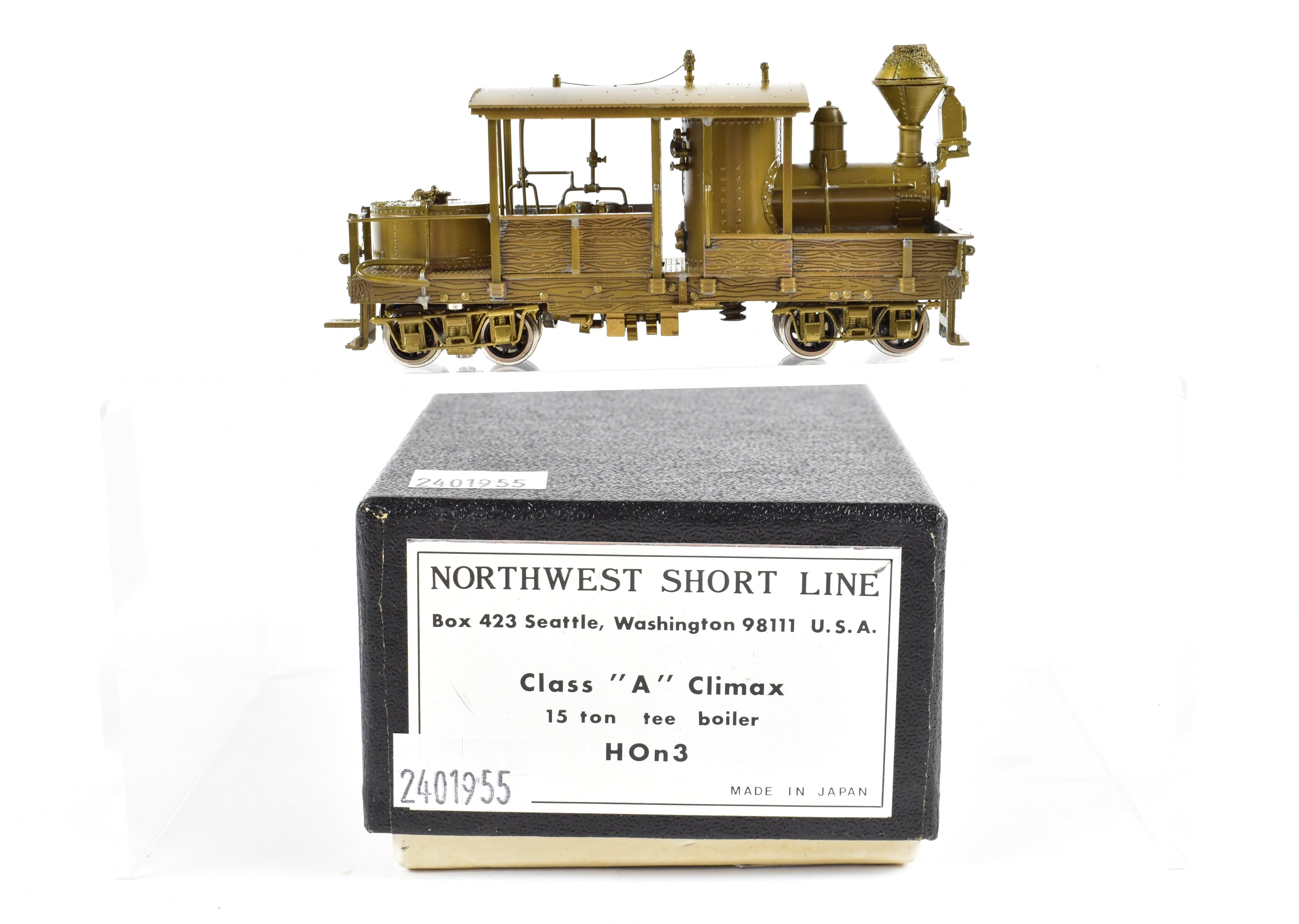 HOn3 Brass NWSL - Northwest Short Line Various Roads Class A
