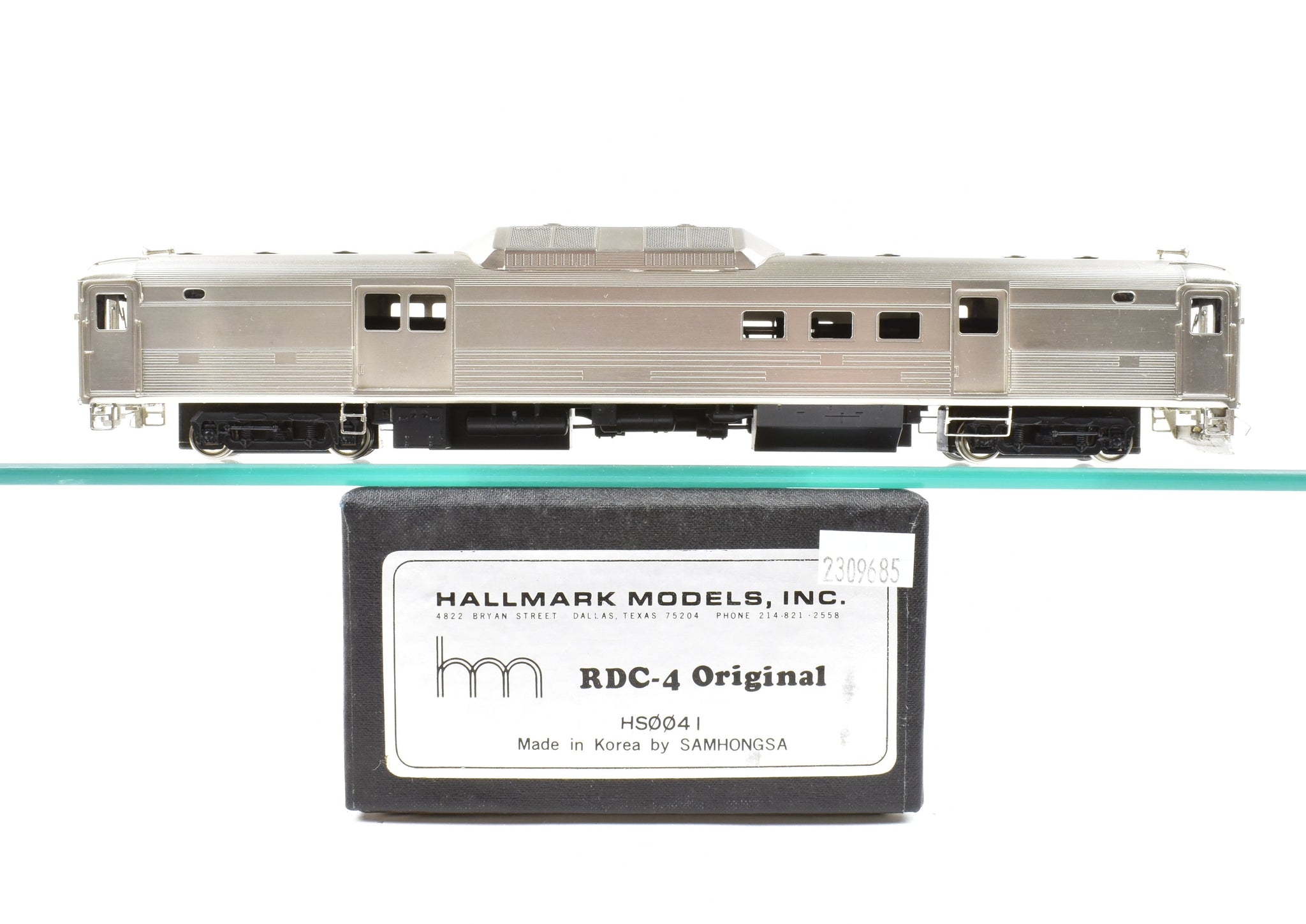 HO Brass Hallmark Models Various Roads Budd RDC-4 Rail Diesel Car ...