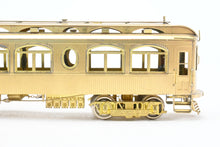 Load image into Gallery viewer, HO Brass MTM - Midwest Trolley Museum CA&amp;E - Chicago Aurora &amp; Elgin #300 - 308 Series Niles Coach Unpowered Trailer
