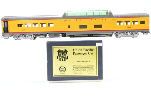 O Brass Wasatch Model Co. UP - Union Pacific 1955 AC&F Built 7000 Series Dome Coach Professionally Painted No. 7009