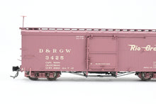 Load image into Gallery viewer, HOn3 Blackstone Models D&amp;RGW - Denver &amp; Rio Grande Western 30&#39; Box Car Flying Grande Herald No. 3425
