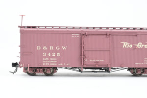 HOn3 Blackstone Models D&RGW - Denver & Rio Grande Western 30' Box Car Flying Grande Herald No. 3425