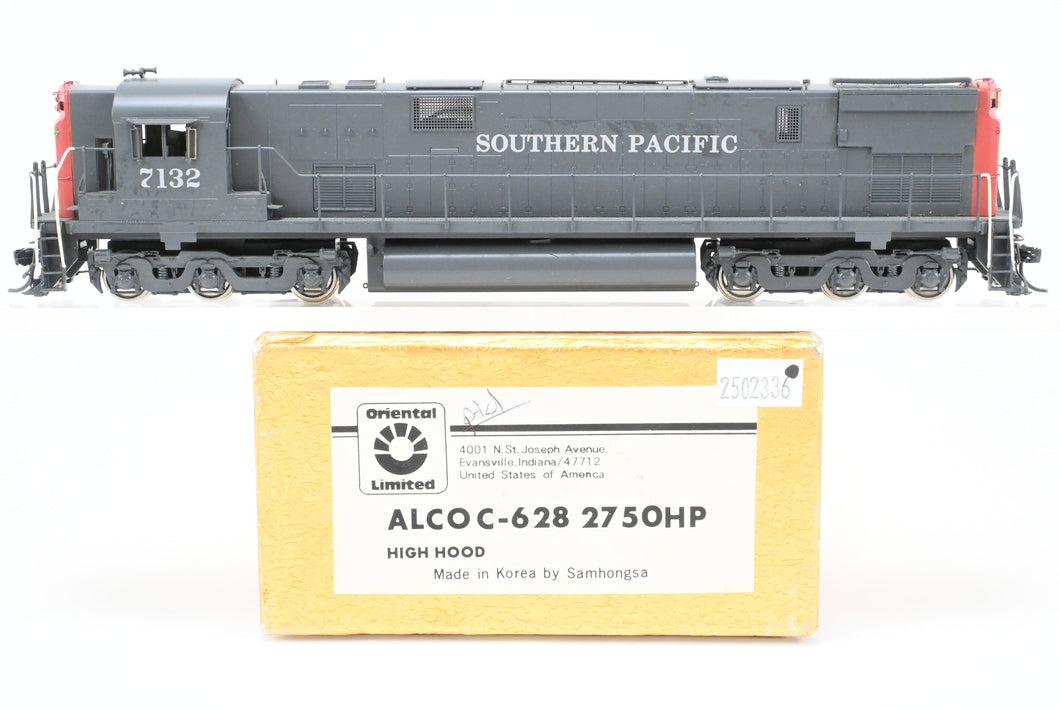 HO Brass Oriental Limited SP - Southern Pacific Alco C-628 2750HP High Hood Custom Painted No. 7132