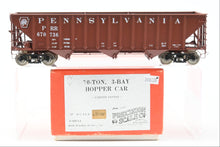 Load image into Gallery viewer, O Brass PSC - Precision Scale Co. PRR - Pennsylvania Railroad 70-Ton 3-Bay Hopper Factory Painted No. 670736
