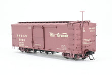 Load image into Gallery viewer, HOn3 Blackstone Models D&amp;RGW - Denver &amp; Rio Grande Western 30&#39; Box Car Flying Grande Herald No. 3028
