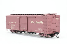 Load image into Gallery viewer, HOn3 Blackstone Models D&amp;RGW - Denver &amp; Rio Grande Western 30&#39; Box Car Flying Grande Herald No. 3028
